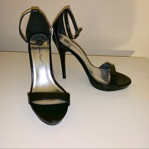 Brand New Michael Antonio Black Open Toe Heels